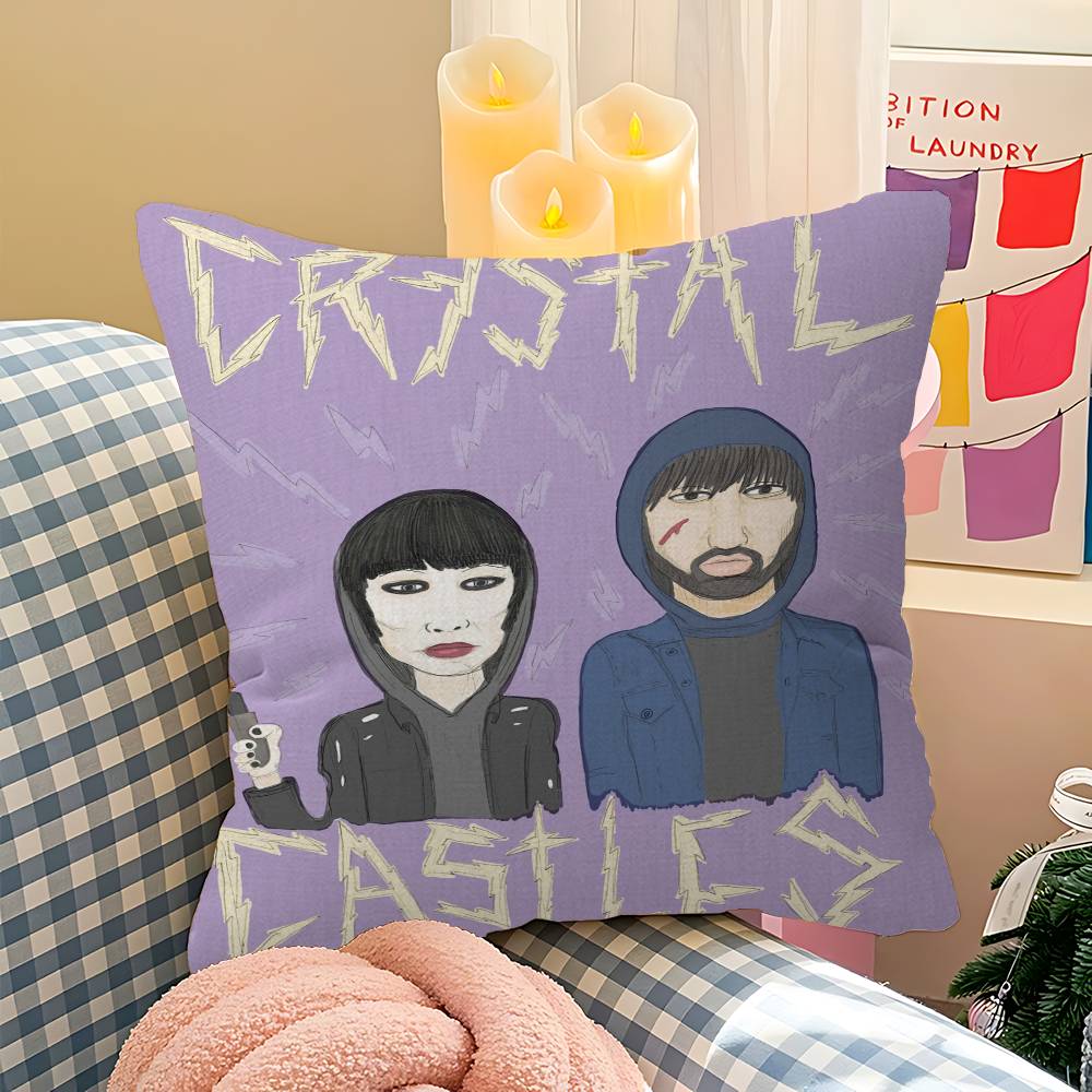 C-Crystal C-Castles Band Pillowcase toon Gift Cushion Cover Bedroom Home Sofa Chair Seat Decor pillow case