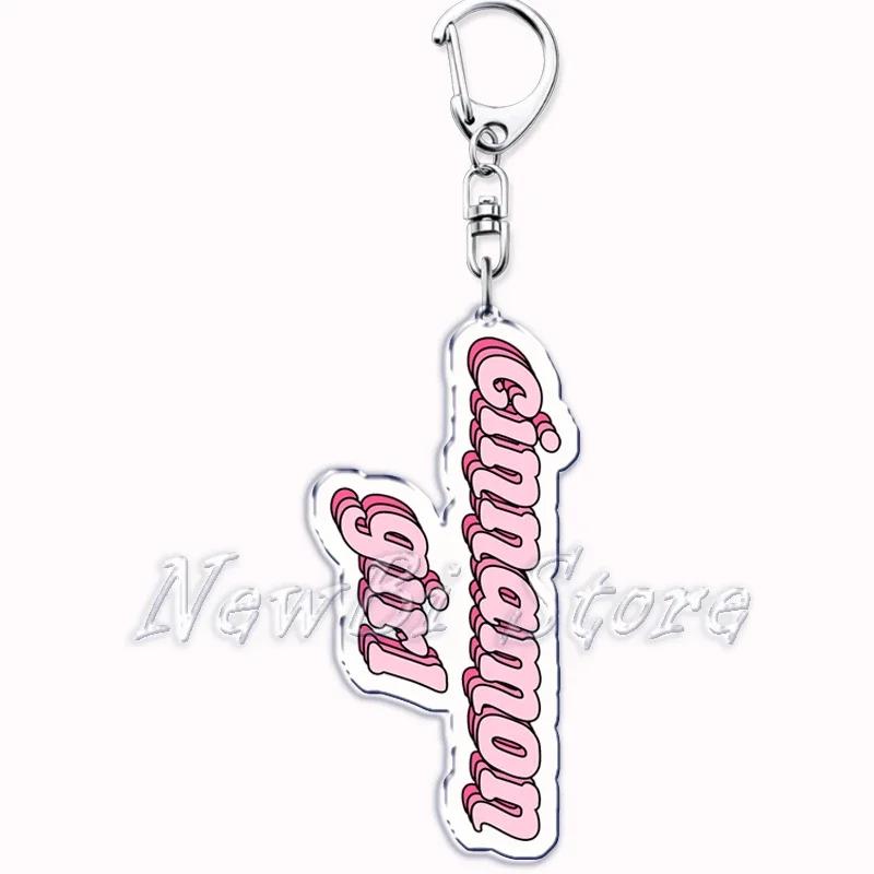 Singer Lana Del Rey Keychain for Accessories Bag Pendant Born To Die Ultraviolence Key Chain Ring Keychains Jewelry Fans Gift