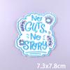 Positive Phrases Patch Iron On Patches On Clothes Cartoon Letters/Text Embroidery Patch For Clothing Fusible Decorate Applique