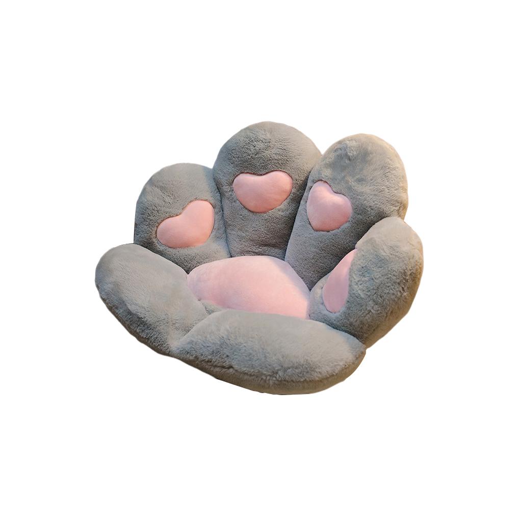 

Подушка в виде кошачьей лапы, подушка для сиденья, мягкий плюшевый диван, домашний матрас, поддержка ленивой талии, зимняя подушка для стула для офиса, домашнего декора