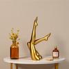 Modern Art Female Leg Sculpture, Office Desktop Ornament, Holiday Decoration For Valentine'S Day, Thanksgiving Day