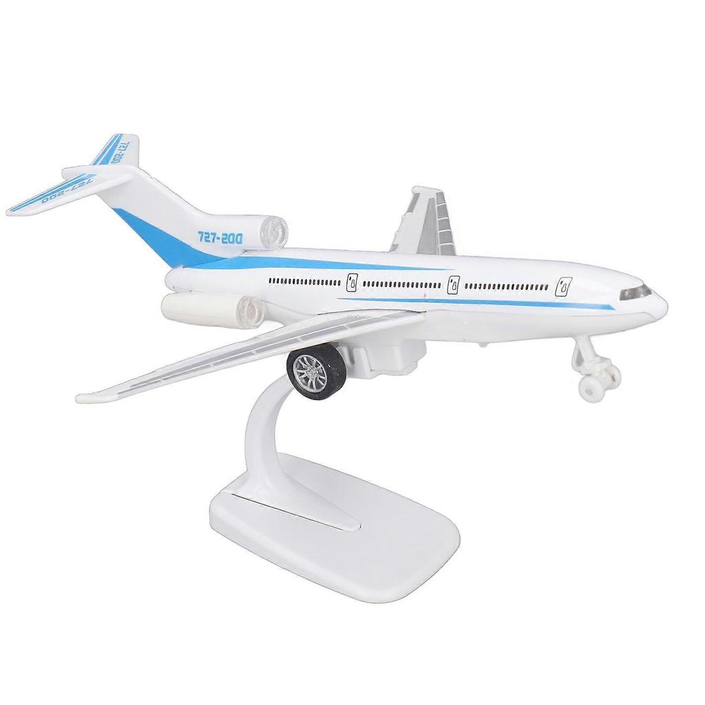 22cm Alloy Airplane Model Diecast Airliner Model with Light Sound for Room Decoration