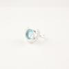 Sky Blue Topaz Gemstone 925 Sterling Silver Ring Handmade Jewelry Gift For Women RR-48-2