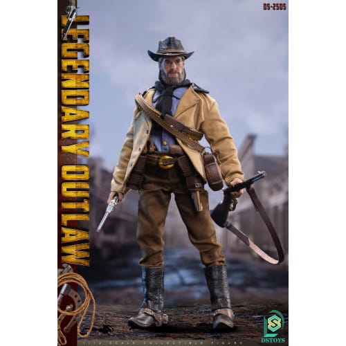 Tbmodel DSTOYS 1/12 Scale Deluxe Edition Cowboy Body with Horse, Head and Accessories, Action Figure DS-2506