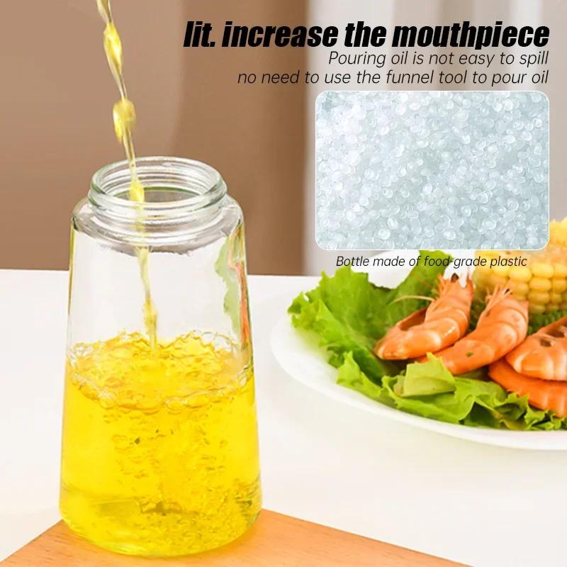 2 In 1 Glass Oil Spray Bottle with Pour Spout - Dual - Purpose for Olive Oil, Soy Sauce - Camping, Bbq, Baking & Picnic Tool
