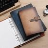 Refillable Loose Leaf Notebook Retro Business Notepad Portable PU Leather Binder Notebook  Office