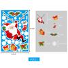 Christmas Electrostatic Stickers Snowflake Elk Set Door Window Glass Stickers