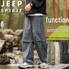 JEEP SPIRIT Men's Waterproof Outdoor Straight-Leg Casual Pants