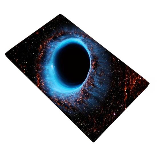 3D Optical Illusion Rug Bottomless Hole Design Non-Slip Doormat for Entrance Bathroom Stairs Playroom Living Room