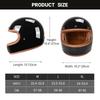 High Quality Super Lightweight Fiberglass Vintage Retro Full Face Helmet Motorcross Motorcycle Protection Helmets DOT Approved