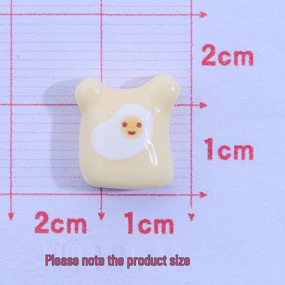 

Глянцевые DIY смоляные аксессуары Баоцзы - Мини-игрушка для еды для чехлов для телефонов, нейл-арта, заколок для волос, серег