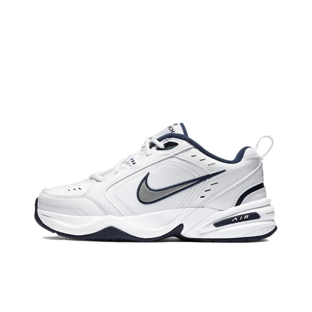 Nike Air Monarch 4 Synthetic Leather, Leather Slip Resistant, Abrasion Resistant, Height Increasing Low Top 415445-102(Team15-)