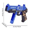 Large Flip Rubber Band Pistol Submachine Gun Children's Toys To Eat Chicken Harmless Rubber Band Pistol 60 Rubber Bands.