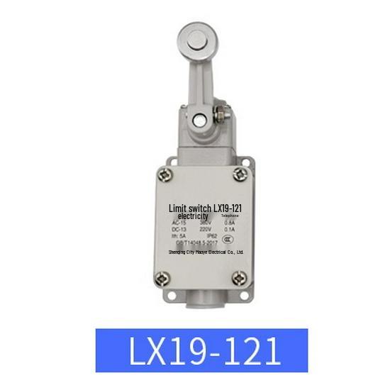 Endschalter LX19-001: Aluminiumgehäuse, Automatischer Rückstellmechanismus, Mikroschalter mit 1 Schließer- & 1 Öffnerkontakt