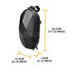 Electric Scooter Bag 4L Electric Vehicle Bag EVA Hard Shell Pouch Waterproof Scooter Front Top Tube Frame Hanging Storage Bags