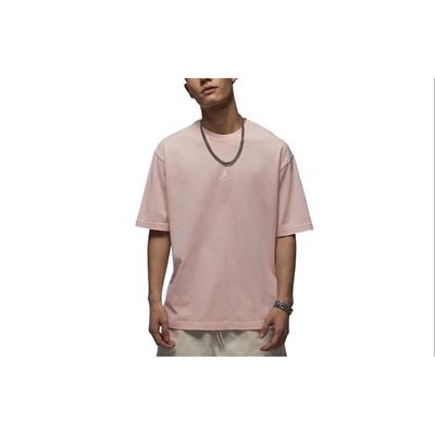 Flight Essentials T-Shirt mit Washed-Logo-Grafik, Rundhalsausschnitt, kurzen Ärmeln und überschnittenen Schultern, Herren-Tops, Legend-Pink FN5995-622