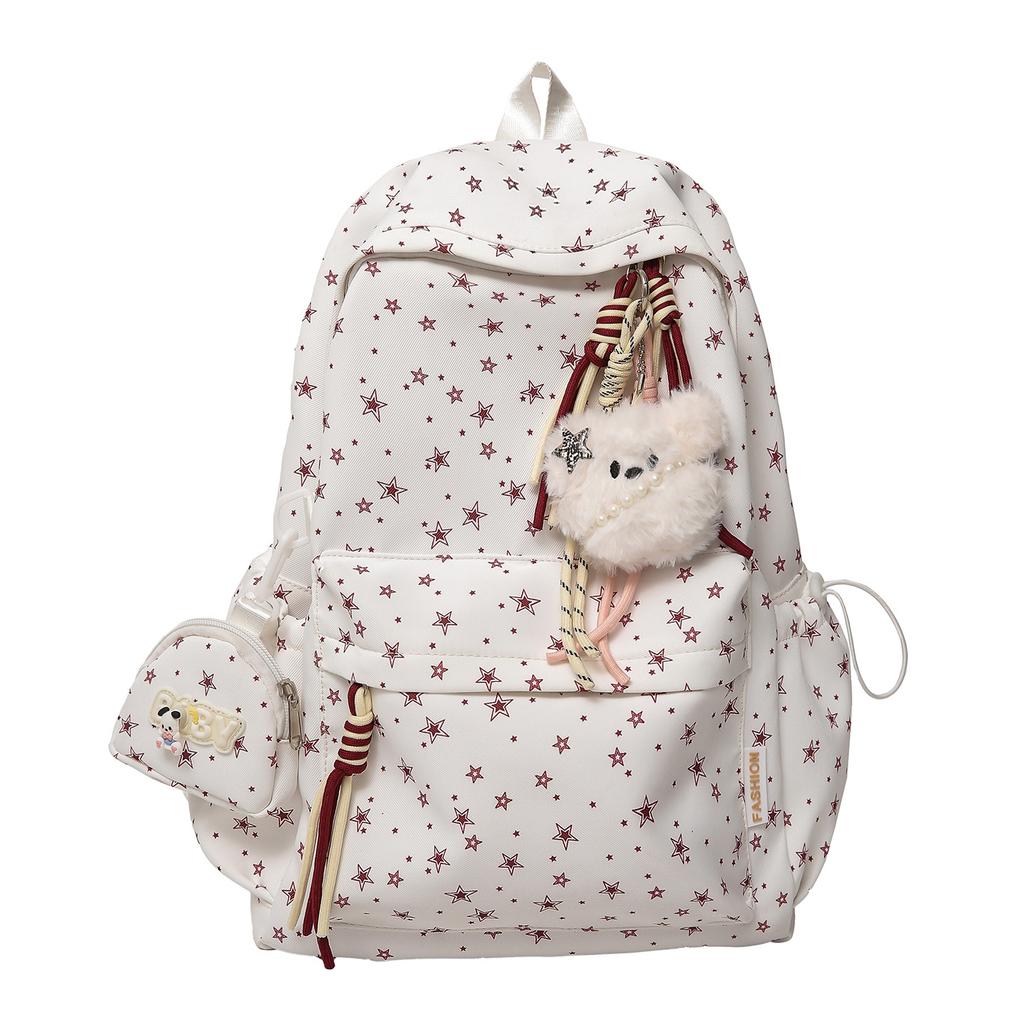 Schoolbag1011 New Simple Casual Backpack Korean Small Fresh Light Versatile Backpack Junior High School School Bag