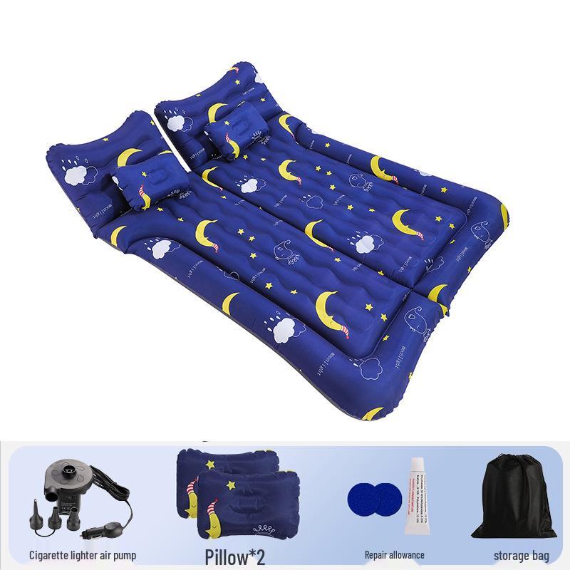 SUV Inflatable Rear Trunk Travel Mattress - Outdoor, Off-Road & Self-Driving Tour Sleeping Pad