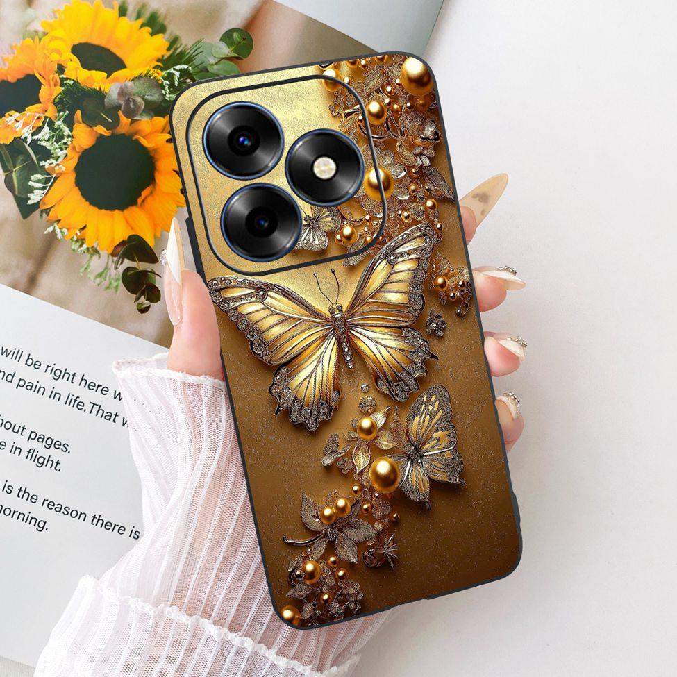 Phone Case For ITEL S23 Plus Cover S681LN Silicone Cute Cat Fashion Funny Cool Painted Casing For ITEL S23+