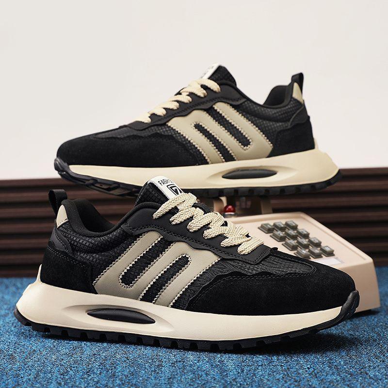 Forrest Gump men's shoes 2025 new men's breathable running sports casual shoes trendy versatile non-slip thick-soled dad shoes