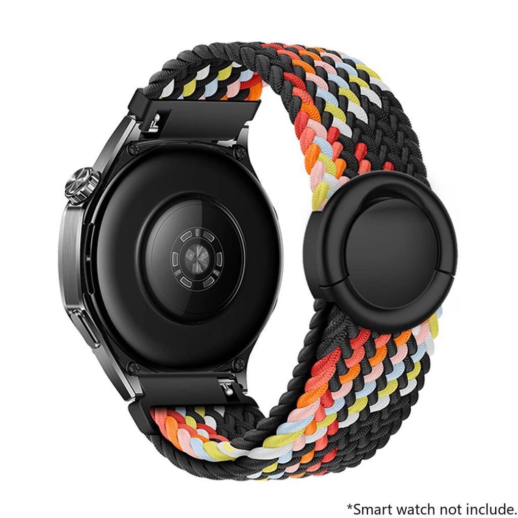18mm 20mm 22mm Pasek pętla z plecionego nylonu do Huawei Watch GT5/GT4 Pro Klamra spadochronowa Wygodny pasek do Samsung Watch 7 6 5 4