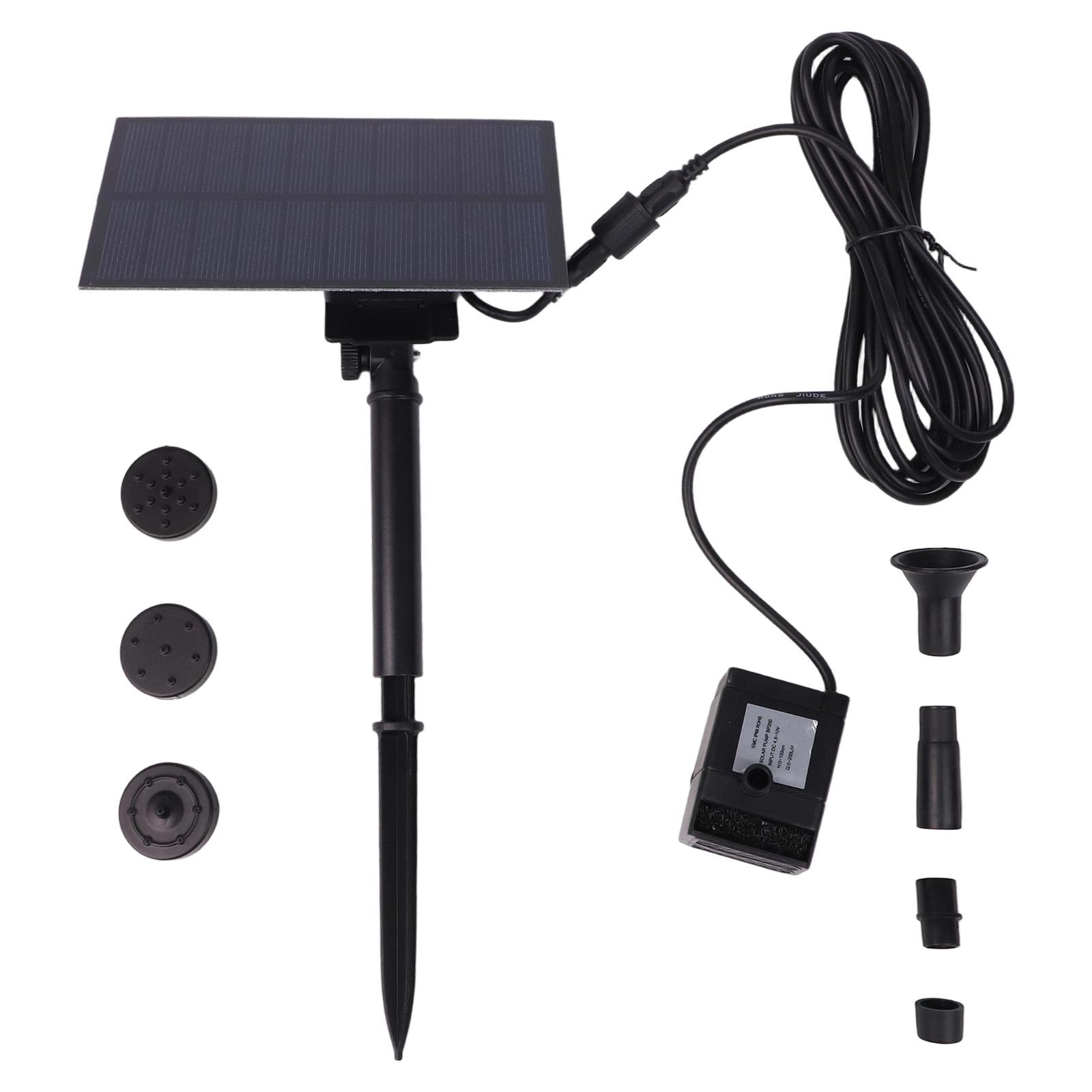 

Solar Powered Water Pump with Brushless Motor for Garden Fountains 50cm