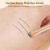 Crescent Eyeliner Brush Draw Eyeliner Eye And Contour Makeup Tools Upgrade Half Round Crescent Blade Eye Liner Makeup Brush Thin