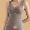 Winter Women's Velvet Thermal Vest Sleeveless Thermal Underwear with Bra Pads Sleeveless Bottoming Shirt Fleece Undershirt with Bra Pads