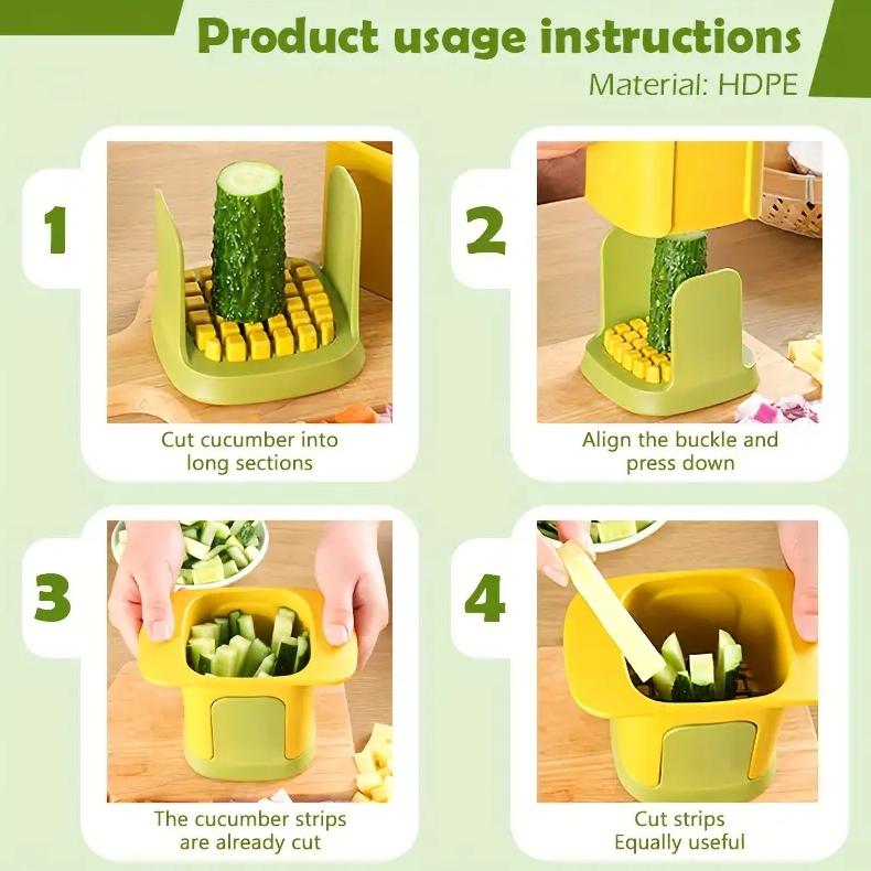 Multifunctional Vegetable Chopper Onion Dicing Artifact French Fries Slicer Kitchen Gadget Cucumber Potato Slicer Kitchen Tools