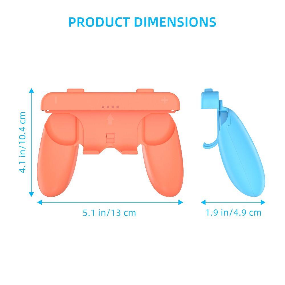 For 2pcs NEW Anti-Slip Controller Grip Ergonomic DIY Joycon Grips Detachable Grip Holders for Nintendo Switch2 Game Accessories