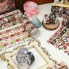 10 Rolls Vintage Flower Washi Tapes Beauty In Full Bloom Floral Pattern Adhesive Paper Masking Tape Decoration Stickers