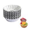 Durable Thickened Tin Egg Tart Molds Modern Simple Style Baking Tools
