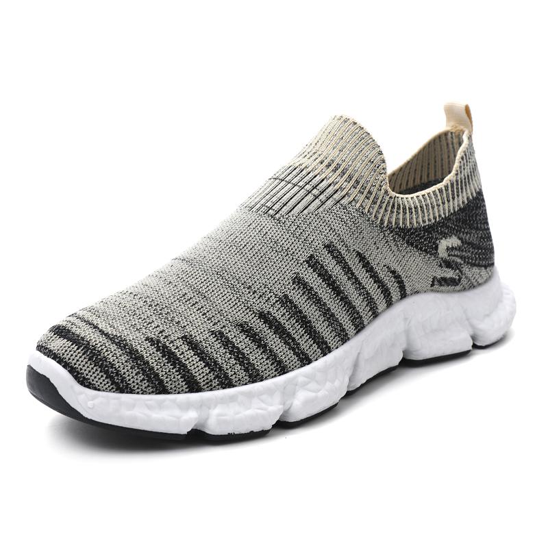 Men s Running Exercise Sneakers Walking Fashion Casual Shoes Gym Sports 40 серый