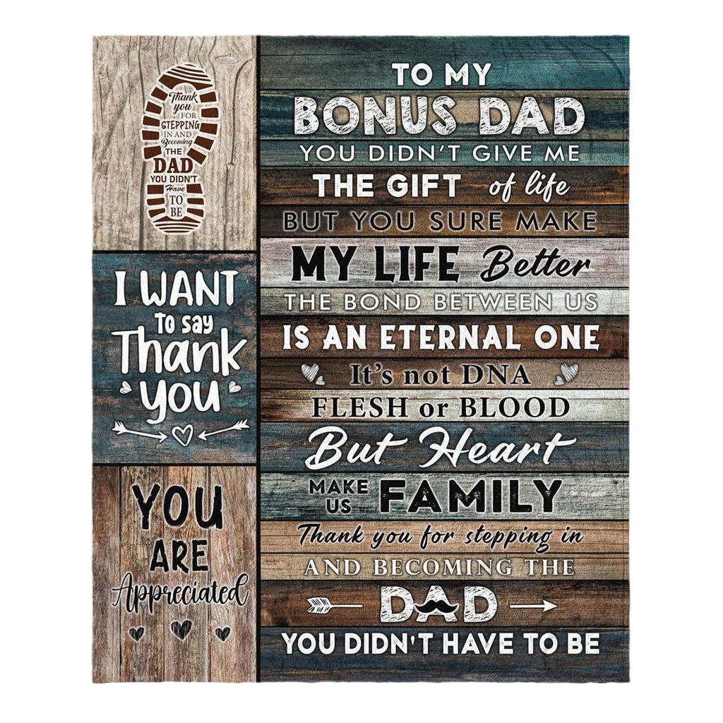 Gift For Dad Blanket Multi-Purpose Printed Blanket Cover Blanket Living Room Decoration Flannel Father'S Day Blanket