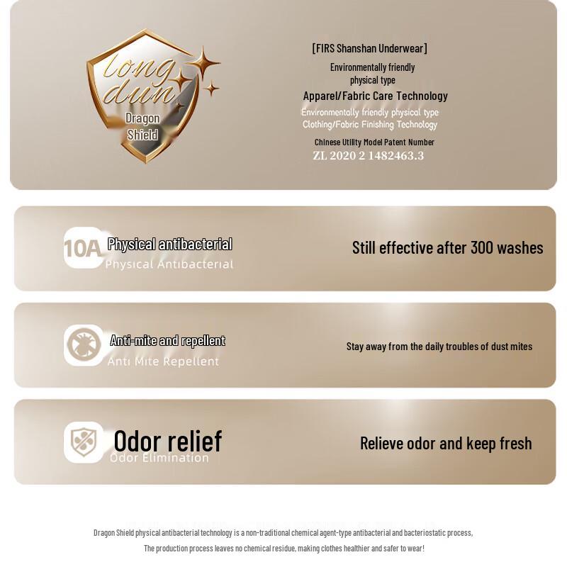 Shanshan Men's Ice Silk Boxer Briefs with Mulberry Silk & Cooling