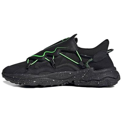 Ozweego 'Black Solar Green' Sneakers FZ1955