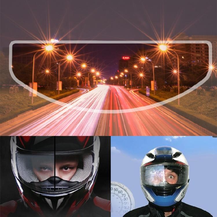 Universal Motorcycle Helmet Lens Film Clear Visor Shield Patch Rainproof Sticker
