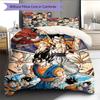 Juego de Ropa de Cama con Estampado de Dibujos Animados Colcha Funda de Colcha Funda de Almohada Decoración del Hogar Regalo de Cumpleaños (1 * funda nórdica + 2 * fundas de almohada, sin núcleo)