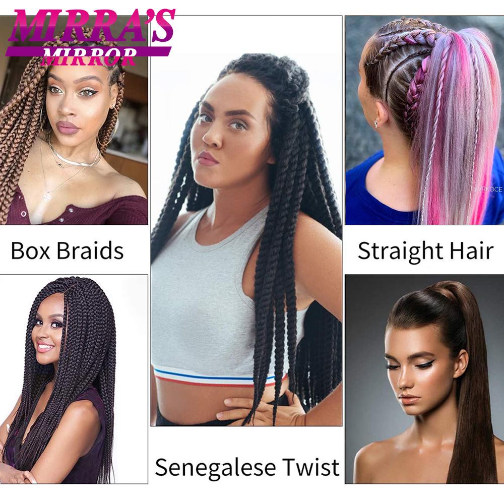 Braiding Hair Pre-stretched 26 Inch Hair Extensions for Afro Crochet Braids Synthetic Hair DIY Purple Pink Peach Red Jumbo Braid