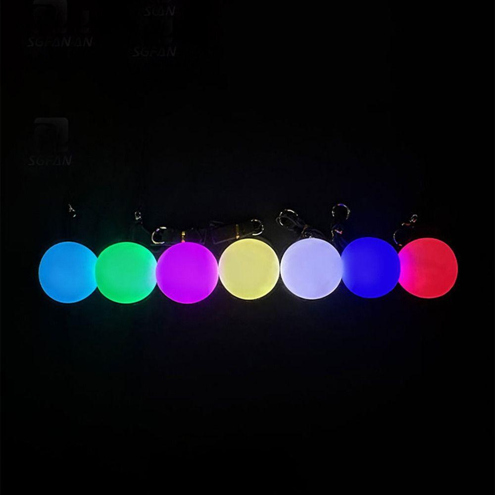 Creativity RGB Glowing Hand Props Waterproof Luminous Belly Dance Throwing Ball  Xmas