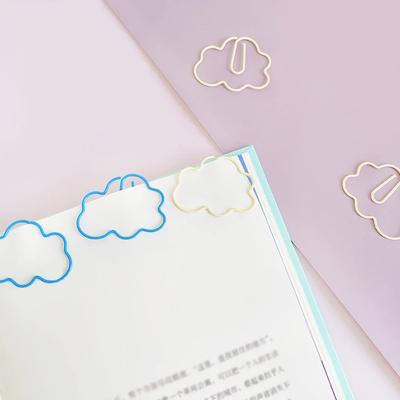 10pcs /bag Cloud Paper Clip Bookmark PACIFI CLIP Office Desk Accessories School  STATIONERI Patchwork Clip School Supplies