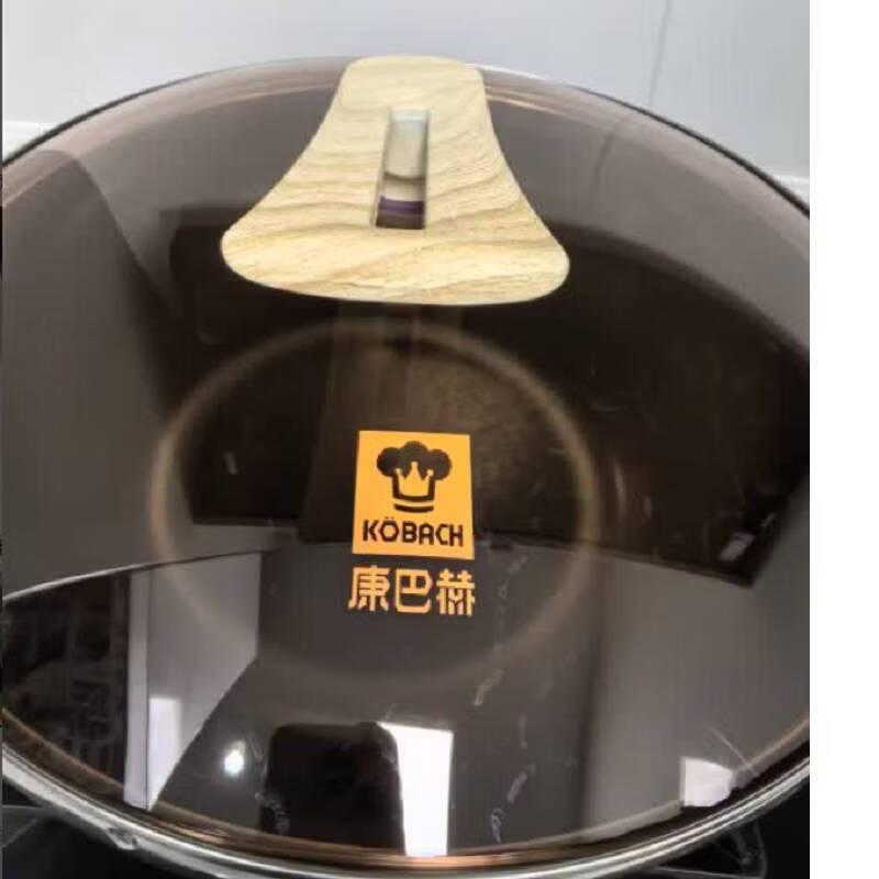 KOBACH 32cm Uncoated Refined Iron Wok