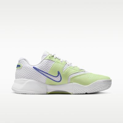 Nike Court Lite 4 White Light Liquid Lime Sapphire (Women's)