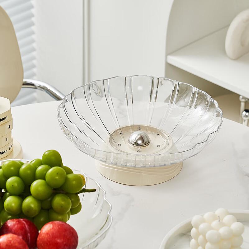 High-Foot Drainable Fruit & Snack Plate