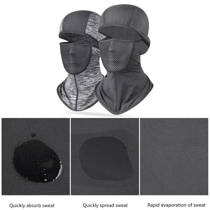 Neck Scarfs Headwear Face Cover Ice Silk Tube Scarfs Bandana Face Mask