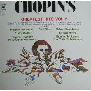 

LP Record CHOPIN, PHILIPPE ENTREMONT, EMIL GI - Chopin s Greatest Hits Vol. 2 S30037 CBS Harmony 1974 Netherland Classical Used