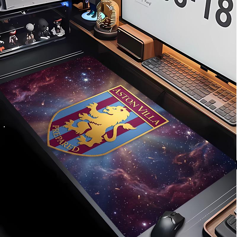 Tappetino per Mouse Stampa Calcio Aston Villa Non?Tappetino Antiscivolo in Gomma per Scrivania Impermeabile Mousepad da Gioco per Laptop Ufficio Desktop