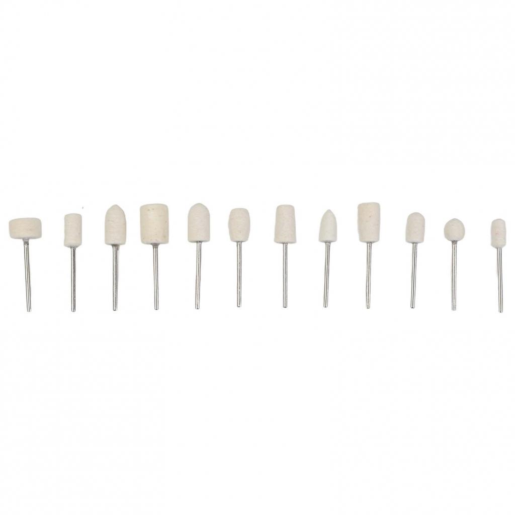Rotary Tool Wool Felt Grinding Head Polishing Glass Abrasive Tools