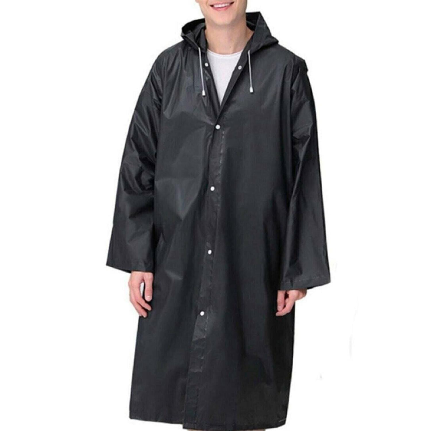 

Raincoat Unisex Waterproof Eva Fabric Black Standart чорний