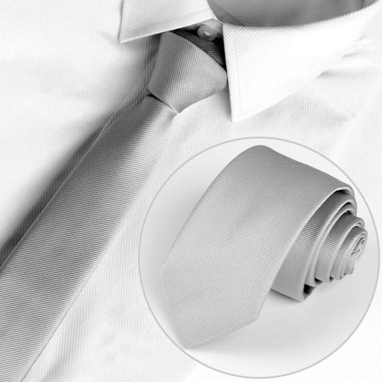 Men Suit Tie Narrow Design Solid Color Formal Suit Tie Business Banquets Weddings Suit Tie Outfit Accessory
